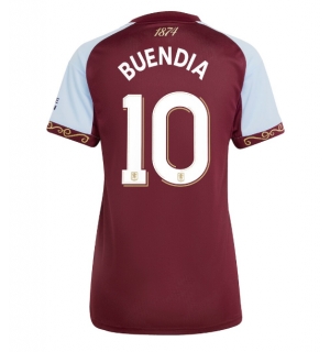 Aston Villa Emiliano Buendia #10 Hjemmedrakt Dame 2025-26 Kortermet