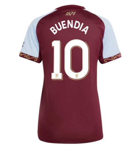 Aston Villa Emiliano Buendia #10 Hjemmedrakt Dame 2025-26 Kortermet Aston Villa Emiliano Buendia #10 Hjemmedrakt Dame 2025-26 Kortermet