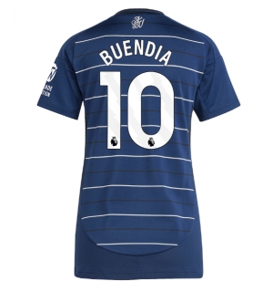 Aston Villa Emiliano Buendia #10 Tredjedrakt Dame 2024-25 Kortermet