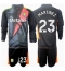Aston Villa Emiliano Martinez #23 Keeper Bortedraktsett Barn 2024-25 Langermet (+ Korte bukser)
