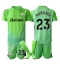 Aston Villa Emiliano Martinez #23 Keeper Bortedraktsett Barn 2025-26 Kortermet (+ Korte bukser)