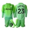 Aston Villa Emiliano Martinez #23 Keeper Bortedraktsett Barn 2025-26 Langermet (+ Korte bukser)