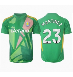 Aston Villa Emiliano Martinez #23 Keeper Hjemmedrakt 2024-25 Kortermet