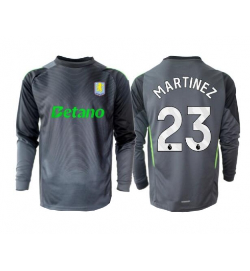 Aston Villa Emiliano Martinez #23 Keeper Hjemmedrakt 2025-26 Langermet Aston Villa Emiliano Martinez #23 Keeper Hjemmedrakt 2025-26 Langermet