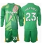Aston Villa Emiliano Martinez #23 Keeper Hjemmedraktsett Barn 2024-25 Langermet (+ Korte bukser)