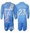 Aston Villa Emiliano Martinez #23 Keeper Tredjedraktsett Barn 2024-25 Langermet (+ Korte bukser)