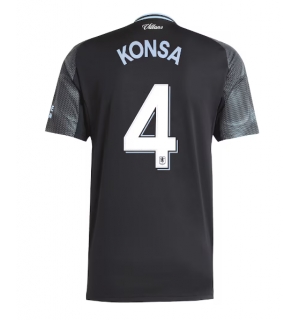 Aston Villa Ezri Konsa #4 Bortedrakt 2025-26 Kortermet