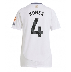 Aston Villa Ezri Konsa #4 Bortedrakt Dame 2024-25 Kortermet