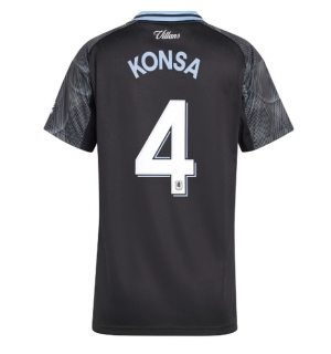 Aston Villa Ezri Konsa #4 Bortedrakt Dame 2025-26 Kortermet