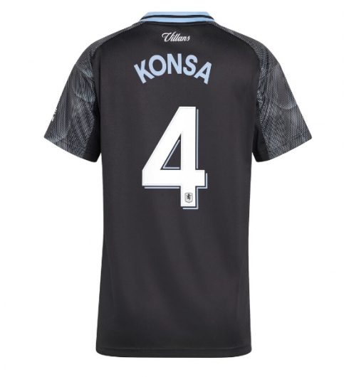 Aston Villa Ezri Konsa #4 Bortedrakt Dame 2025-26 Kortermet Aston Villa Ezri Konsa #4 Bortedrakt Dame 2025-26 Kortermet