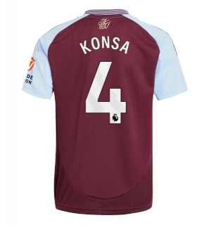 Aston Villa Ezri Konsa #4 Hjemmedrakt 2024-25 Kortermet