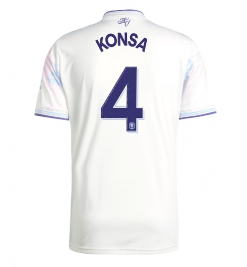 Aston Villa Ezri Konsa #4 Tredjedrakt 2025-26 Kortermet Aston Villa Ezri Konsa #4 Tredjedrakt 2025-26 Kortermet