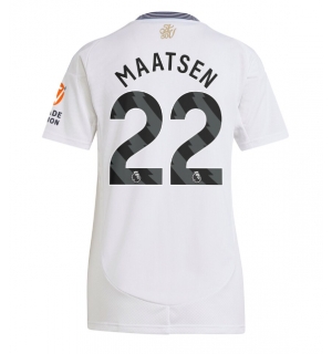 Aston Villa Ian Maatsen #22 Bortedrakt Dame 2024-25 Kortermet