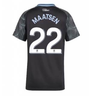 Aston Villa Ian Maatsen #22 Bortedrakt Dame 2025-26 Kortermet