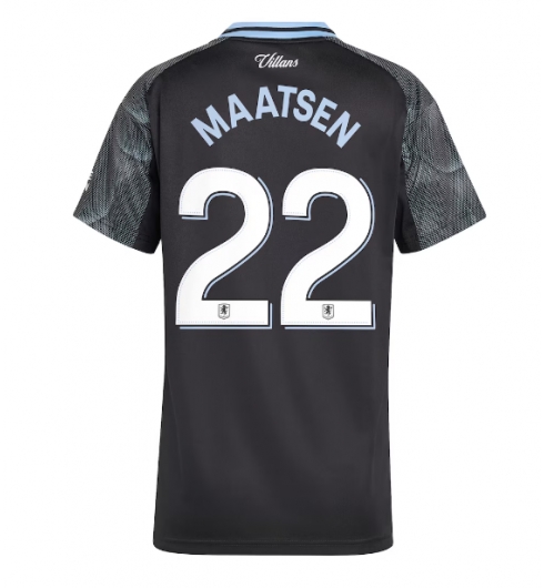 Aston Villa Ian Maatsen #22 Bortedrakt Dame 2025-26 Kortermet Aston Villa Ian Maatsen #22 Bortedrakt Dame 2025-26 Kortermet