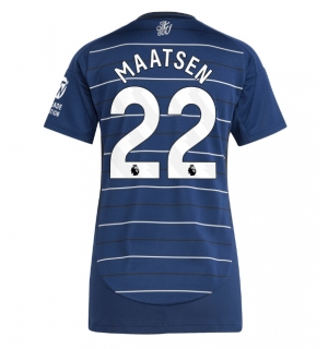 Aston Villa Ian Maatsen #22 Tredjedrakt Dame 2024-25 Kortermet
