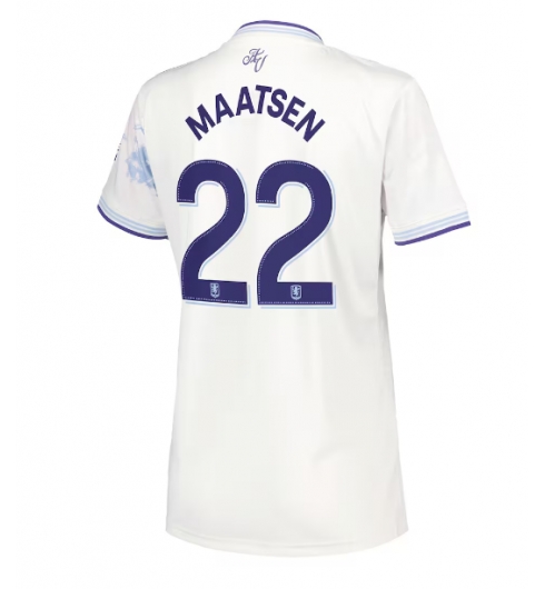 Aston Villa Ian Maatsen #22 Tredjedrakt Dame 2025-26 Kortermet Aston Villa Ian Maatsen #22 Tredjedrakt Dame 2025-26 Kortermet