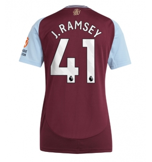 Aston Villa Jacob Ramsey #41 Hjemmedrakt Dame 2024-25 Kortermet