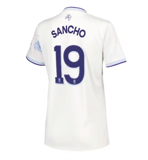 Aston Villa Jadon Sancho #19 Tredjedrakt Dame 2025-26 Kortermet Aston Villa Jadon Sancho #19 Tredjedrakt Dame 2025-26 Kortermet