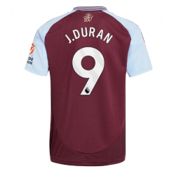 Aston Villa Jhon Duran #9 Hjemmedrakt 2024-25 Kortermet