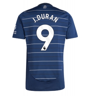 Aston Villa Jhon Duran #9 Tredjedrakt 2024-25 Kortermet