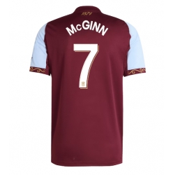 Aston Villa John McGinn #7 Hjemmedrakt 2025-26 Kortermet