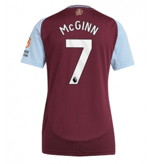 Aston Villa John McGinn #7 Hjemmedrakt Dame 2024-25 Kortermet