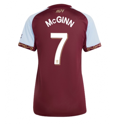 Aston Villa John McGinn #7 Hjemmedrakt Dame 2025-26 Kortermet Aston Villa John McGinn #7 Hjemmedrakt Dame 2025-26 Kortermet