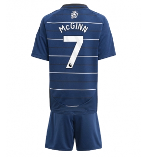 Aston Villa John McGinn #7 Tredjedraktsett Barn 2024-25 Kortermet (+ Korte bukser)