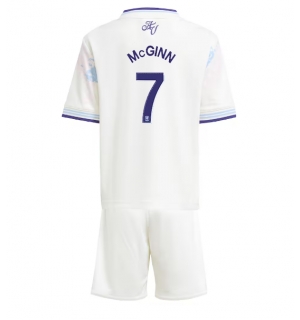 Aston Villa John McGinn #7 Tredjedraktsett Barn 2025-26 Kortermet (+ Korte bukser)