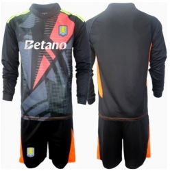 Aston Villa Keeper Bortedraktsett Barn 2024-25 Langermet (+ Korte bukser)