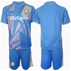 Aston Villa Keeper Tredjedraktsett Barn 2024-25 Kortermet (+ Korte bukser)