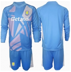 Aston Villa Keeper Tredjedraktsett Barn 2024-25 Langermet (+ Korte bukser)