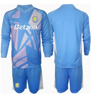 Aston Villa Keeper Tredjedraktsett Barn 2024-25 Langermet (+ Korte bukser)