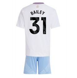 Aston Villa Leon Bailey #31 Bortedraktsett Barn 2024-25 Kortermet (+ Korte bukser)