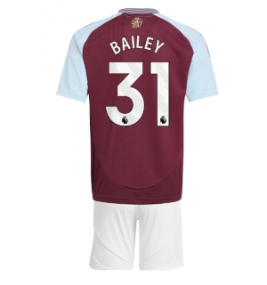 Aston Villa Leon Bailey #31 Hjemmedraktsett Barn 2024-25 Kortermet (+ Korte bukser)