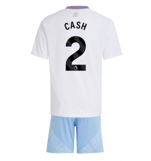 Aston Villa Matty Cash #2 Bortedraktsett Barn 2024-25 Kortermet (+ Korte bukser)