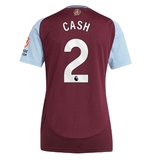 Aston Villa Matty Cash #2 Hjemmedrakt Dame 2024-25 Kortermet