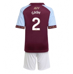 Aston Villa Matty Cash #2 Hjemmedraktsett Barn 2025-26 Kortermet (+ Korte bukser)