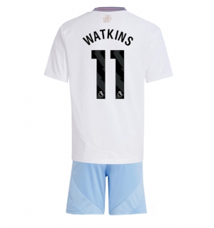 Aston Villa Ollie Watkins #11 Bortedraktsett Barn 2024-25 Kortermet (+ Korte bukser)