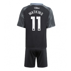 Aston Villa Ollie Watkins #11 Bortedraktsett Barn 2025-26 Kortermet (+ Korte bukser)