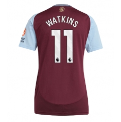 Aston Villa Ollie Watkins #11 Hjemmedrakt Dame 2024-25 Kortermet