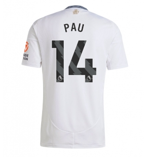 Aston Villa Pau Torres #14 Bortedrakt 2024-25 Kortermet