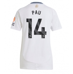 Aston Villa Pau Torres #14 Bortedrakt Dame 2024-25 Kortermet
