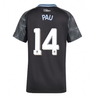 Aston Villa Pau Torres #14 Bortedrakt Dame 2025-26 Kortermet