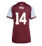 Aston Villa Pau Torres #14 Hjemmedrakt Dame 2025-26 Kortermet