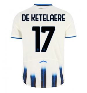 Atalanta Charles De Ketelaere #17 Bortedrakt 2025-26 Kortermet