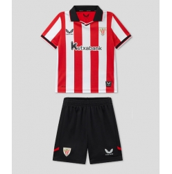 Athletic Bilbao Hjemmedraktsett Barn 2025-26 Kortermet (+ Korte bukser)