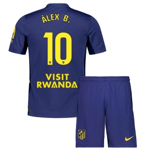 Atletico Madrid Alex Baena #10 Bortedraktsett Barn 2025-26 Kortermet (+ Korte bukser)