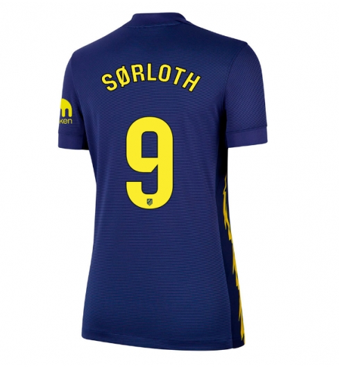Atletico Madrid Alexander Sorloth #9 Bortedrakt Dame 2025-26 Kortermet Atletico Madrid Alexander Sorloth #9 Bortedrakt Dame 2025-26 Kortermet